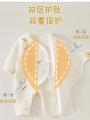 Spring, Autumn, Winter, Monk's Clothing, Newborn Air Cotton Warm Clothes Bodysuits & Onesies. 