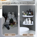ECOCO Bathroom Accessories Bathroom Shelf Corner Bathroom Organizer Shelf Shampoo Cosmetic Storage Rack Wall Mounted Kitchen Household Items. 