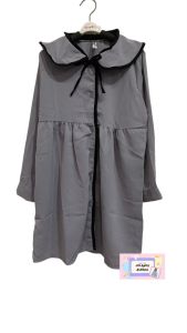 Tunik anak perempuan Polos uk 4 - 16 Blus anak kekinian bisa COD