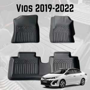 TPE Carpet Vios 2019-2022 Sedan MAGIC MAT 5D Car Mat Karpet Kereta