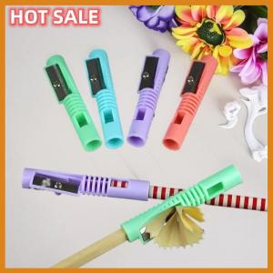 🔥🔥🔥dingdaocunz 1 3PCS Multi-Functional Manual Pencil Sharpener With Protective Knife Cap Feature Portable Stationery For School Supplies