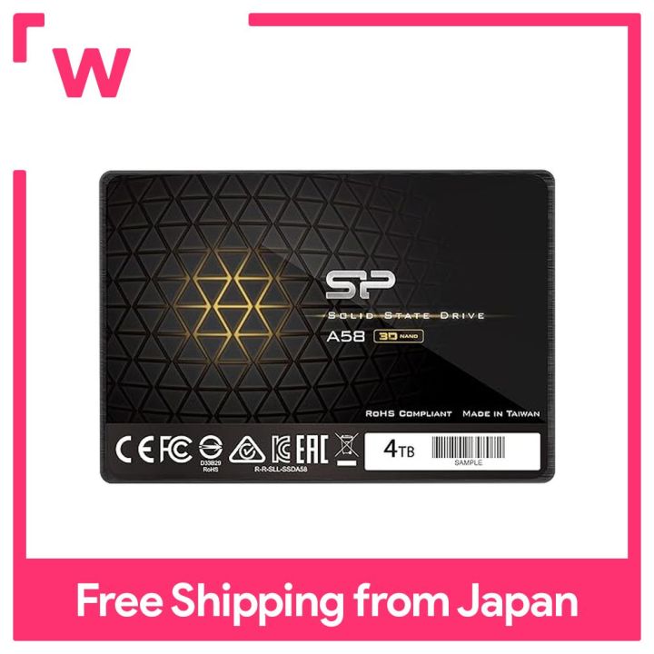 シリコンパワー 4TB SSD 3D NAND A58 SLCキャッシュパフォーマンス 