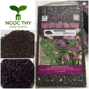 [NT Food] Gạo lứt dẻo tím than ăn kiêng thực dưỡng gạo lức nấu không cần ngâm