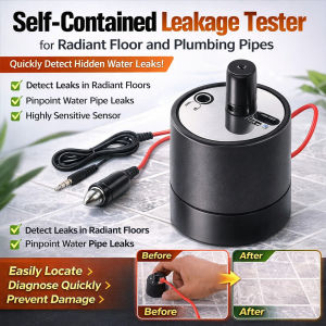 【Hot sale】[with Earphone]Indoor floor heating water pipe leak detector household indoor floor heating pipes water leakage detector地暖水管管道渗漏探测器
