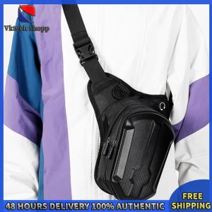Vktech Cycling Waist Bag Waterproof Hard Shell for Outdoor Recreation with Multiple Pockets and Adjustable Straps