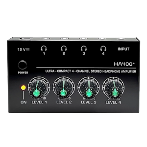 High Fidelitys Sound Amplifiers 4 Independent Channel Ruggeds Metal Chassises For Critical Listenings