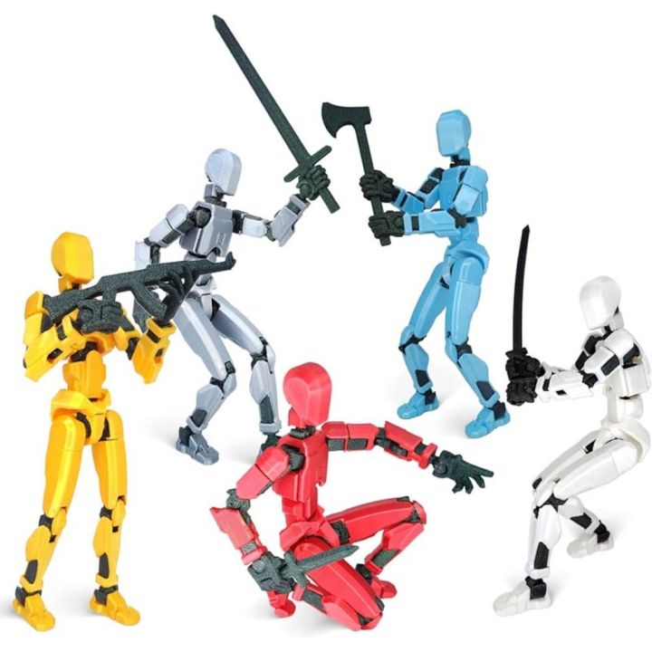 【COD】3D Printed Mannequin Toy Shape Shift Robot Multi-Jointed Movable ...