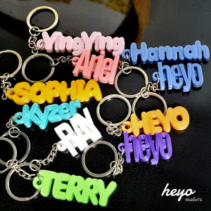 Personalised Keychain | Customised Name Keychain | Party Bag Filler | Name Tag Key Fob | Farewell Gift | Graduation Gift