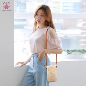 {HOT}Women Mini Straw Messenger Bags Hand Woven Summer Beach Shoulder Phone Wallet