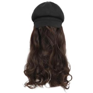 Độc đáo hairpiece Mũ beret lượn sóng mũ họa sĩ tóc nối tóc giả tổng hợp newsies hat cho tóc nữ xoăn