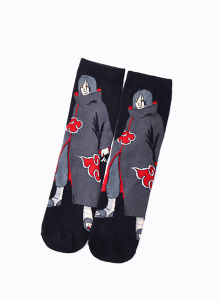 YF NARUTO Socks Akatsuki Man Adult Pein Konan Uchiha Itachi Orochimaru Sasori Deidara Hidan Red Snug Warm Funny Sock Cartoon Anime FY