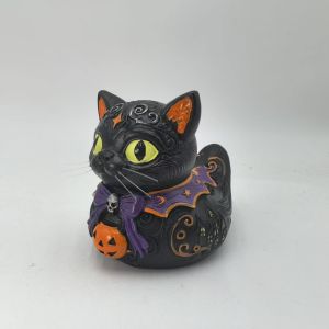 Cross-border new product Midnight Witches Cat Duck Figurine Midnight Witches Cat Duck Statue h2609 h260916