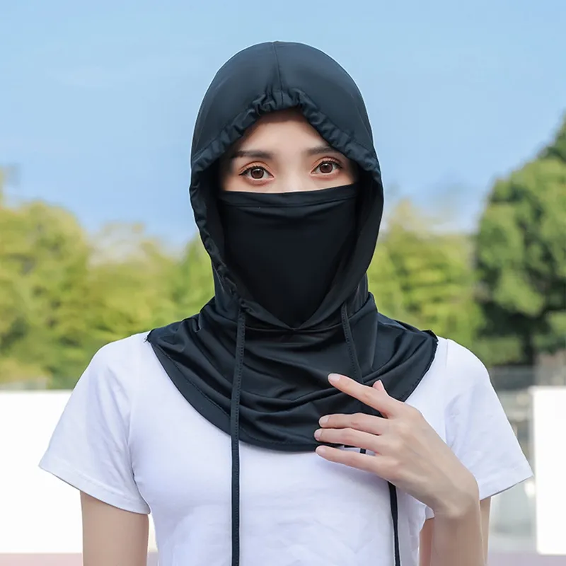 Cooling Balaclava Sun UV Protection Hood Breathable Full Head Face