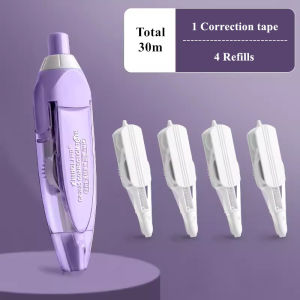 Press Type Kawaii Correction Tape Replaceable Refills White Out Corrector Band Student Japanese Stationery School Supplies