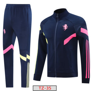 AE Custom-made long-sleeved soccer training and competition outfits including award ceremony and performance attire for autumn and winter featuring thickened sportswear
