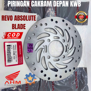 PIRINGAN CAKRAM DEPAN KWB HONDA BLADE REVO ABSOLUTE ORISINIL ASLI AHM DISC BRAKE