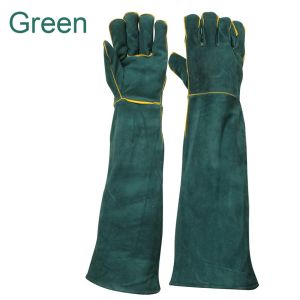 【Fast Shipping】 Pet Anti-Bite Safety Gloves Beekeeping Gloves Ultra Long Leather Anti Scratch for Dog Cat Bird Snake Lizard Bathing Training Anti-Bite-Gloves