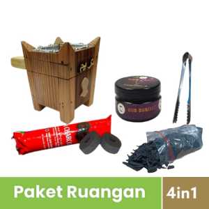 Paket 4in1 Mabkhara+ Bukhur Nusantara Oud Gahru Fre Arang magic dan Cpiatan bukhur
