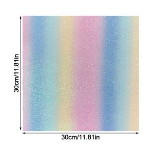 YIYIUR DIY Handmade DIY Fabric Ironing Cloth Non Stick Rainbow Glitter Bean Paste Fabric Creative Heat-resistant Fuse Beans Handmade Beads Toy