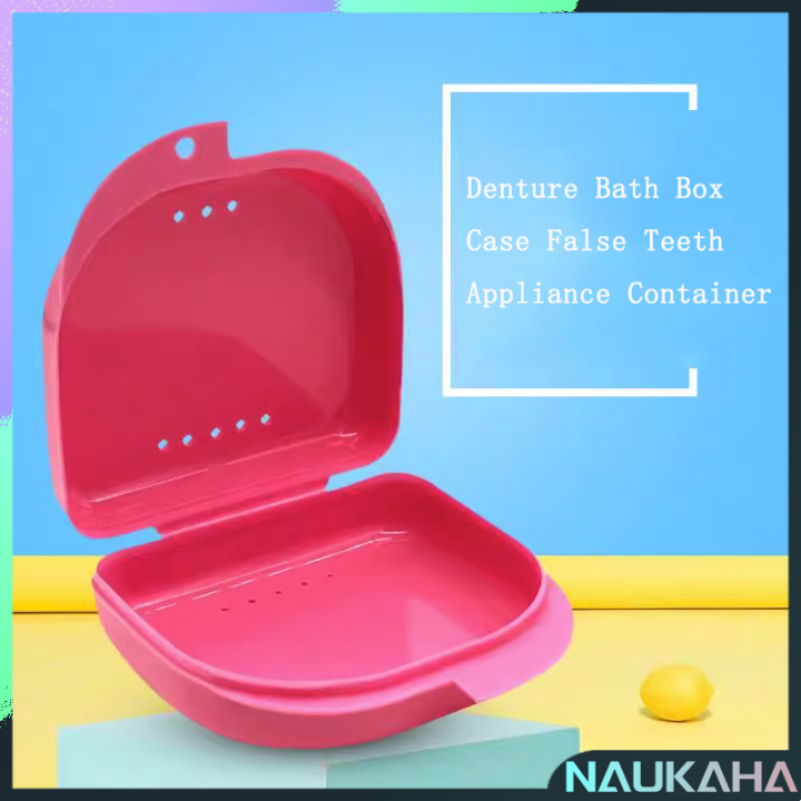 N.K.%20Retainer%20case%205%20colors%20Denture%20Bath%20Box%20Case%20False%20Teeth%20Appliance%20Container%20Storage%20Boxes%20-%20Image%202