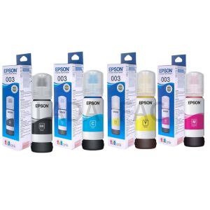 Epson 003 Ink Boxed for Printer (Epson L3110/L3210 L3150/L3250 L5190/L5290 L3256 L3216) Premium High Quality Inks