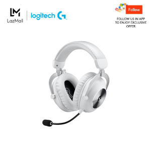 Logitech G PRO X 2 LIGHTSPEED Wireless Gaming Headset Detachable Boom Mic 50mm Graphene Drivers DTS: X Headphone 2.0—7.1 Surround Bluetooth/USB/3.5mm Aux for PC PS5 PS4 Nintendo Switch