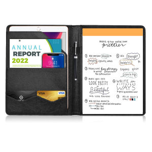 FCMultifunctional Conference Folder A4 Business Stationery Folder PU Leather Contract File Folders Filing Office School Supplies