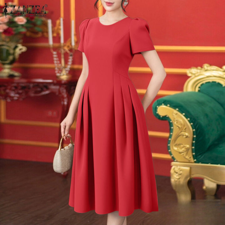 black linen cocktail dress Catherine Button Linen Dress-Black main image 0