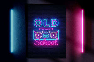 Hiasan dinding neon poster kamar cowok