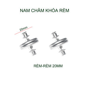Bộ 2 cúc nam châm cố định rèm cửa nhiều loại tùy chọn