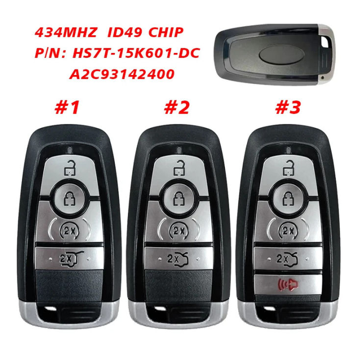 CN018098 Keyless Remote Start 434.2เมกะเฮิร์ตซ์สำหรับ Ford Next Gen ...