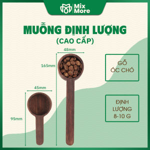 Muỗng/thìa định lượng gỗ cao cấp đong bột cà phê trà từ Mixmore