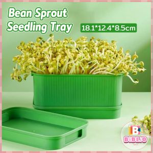 Biblio【Ready in Stock】 Seed Sprouting Tray Seed Sprouter Kits Microgreens Growing Kits Vegetable Seedling Pot 1Set