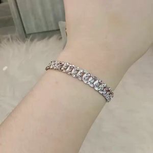 Gelang Rantai Titanium Wanita Anti Karat Anti Alergi Tahan Lama MEWAH dan ELEGAN Di jamin REALPICT 100% Gelang Rantai Wanita Silver