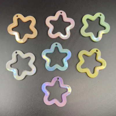 Veeds 5 Pcs Macaroon Pastel Assorted Bead Big Size DIY Beads Art and Craft