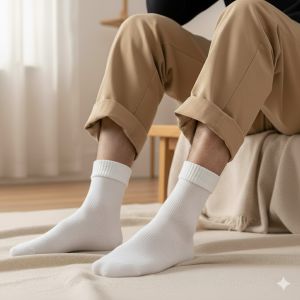 Tất Cổ Lông Nữ Lót Lông Mềm Mại Chống Lạnh Mùa Đông Chất Liệu Co Giãn Thoáng Khí Dễ Vệ Sinh