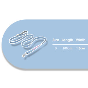 HamshMoc Pet Leash Nylon Rope Soft Breathable Grip Flexible Durable Swivel Hook Adjustable Strap for Outdoor Use