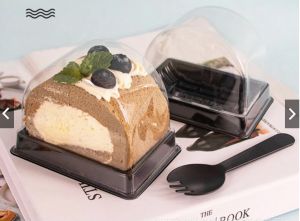 Dây 100 cái - Hộp nhựa bán nguyệt A93 - Hộp đế đen nắp bán nguyệt