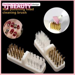 🔥🔥🔥yaojun 1pcs Manicure Cutter Nail Drill Bit Cleaning Brush Copper Wire Remove Dust Clean Soft Hard Drill Grinding Head Cleaner Tools