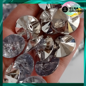 Kancing kristal 22 mm sofa dipan sandaran per 10 pcs