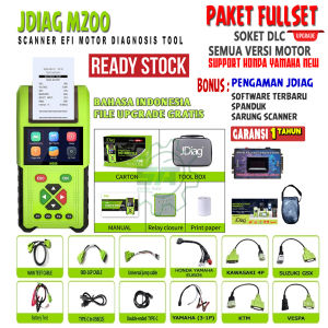 SCANNER JDiag M200 Diagnostic OBDII ECU CO Injeksi Alat Diagnostik Motor