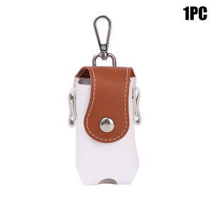 Leather Golf Ball Storage Bag Holder Mini Golf Ball Protective Pouch Portable Golf Ball Waist Bag