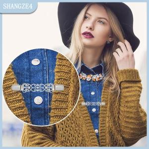 【SHANGZE4】 3 pcs Áo Len clip eo cinch Clip cổ điển ăn mặc Clip trở lại cinch khăn choàng Cardigan cổ áo clip để thắt chặt ăn eo thắt chặt