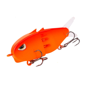 High Strengths Slow Sinking Baits Features Flexible Silicones Tail And Double Hook Bright Color For Predators Fish