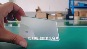 LED Business Card Holder Light Acrylic LED Nameplate Light for Exhibitions and Presentations Brand Recognition Tool