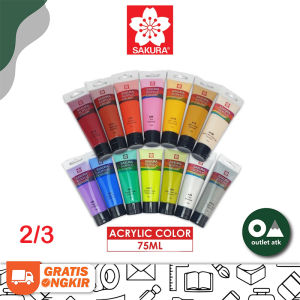 Cat Akrilik Sakura Acrylic Paint 75ml Ori Jepang 2/3