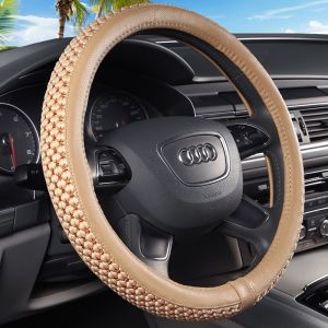 Ice silk Steering wheels cover Anti-slip 36-38cm Universal car steering wheel cover Odorless