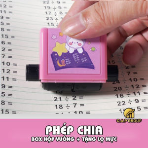 Con lăn tạo phép tính toán học cộng trừ nhân chia cho bé học toán siêu tiện lợi