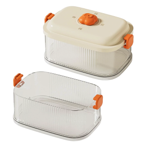 Multipurpose Stackable Kitchen Canisters Airtights Seal Clear Designs Easy Cleaning Dry Goods Storage