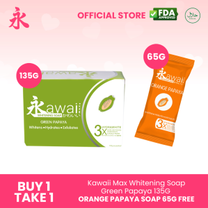B1T1 Kawaii Whitening Green Papaya 135g + Kawaii Whitening Orange Papaya 65g